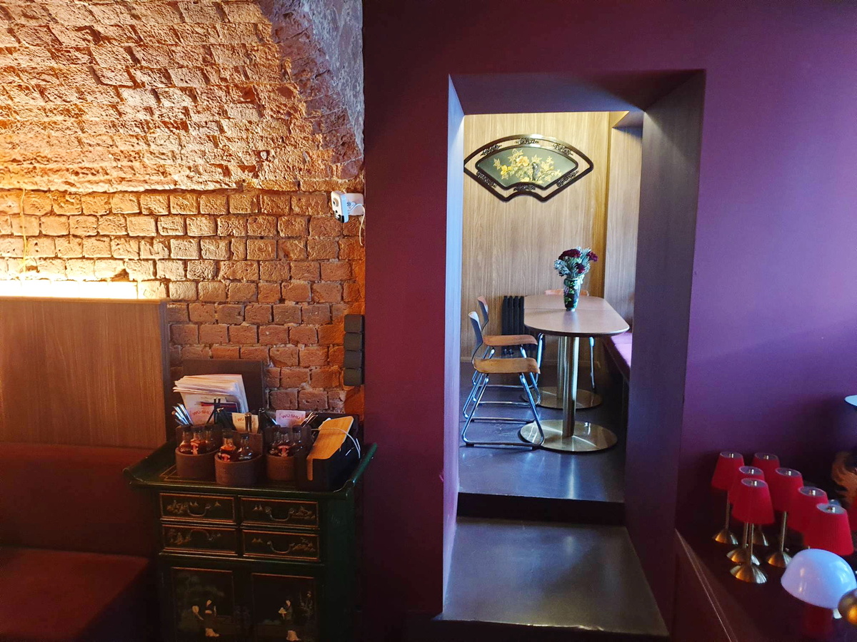 Предбанник в ресторане Wu Shu