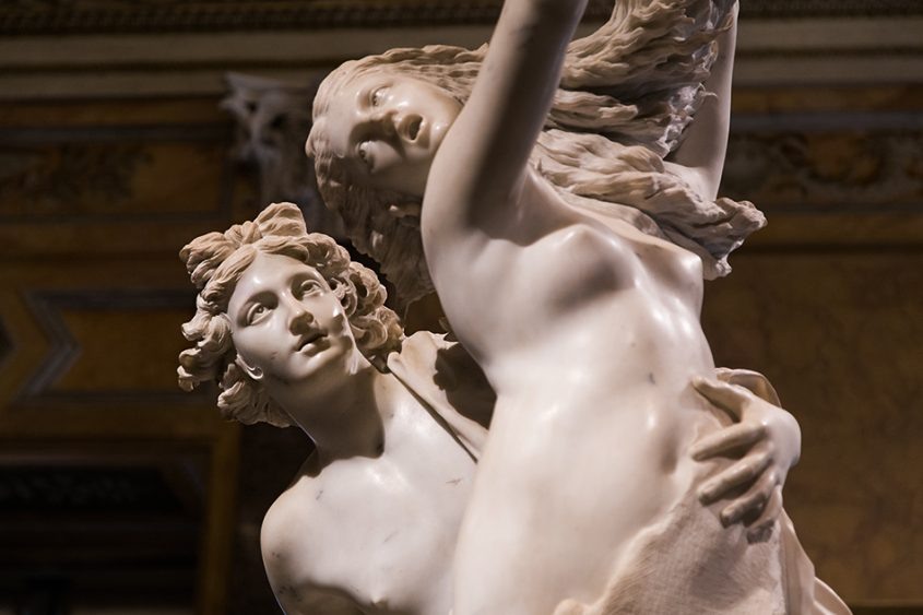 Джованни Лоренцо Бернини, «Аполлон и Дафна» (1622–1625), Галерея Боргезе, Рим.