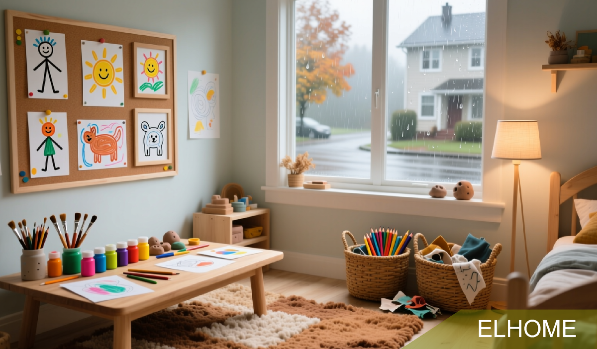 Ноябрь — идеальное время для развития творческих способностей. Правильно организованное пространство вдохновляет ребенка на создание шедевров даже в самую пасмурную погоду.