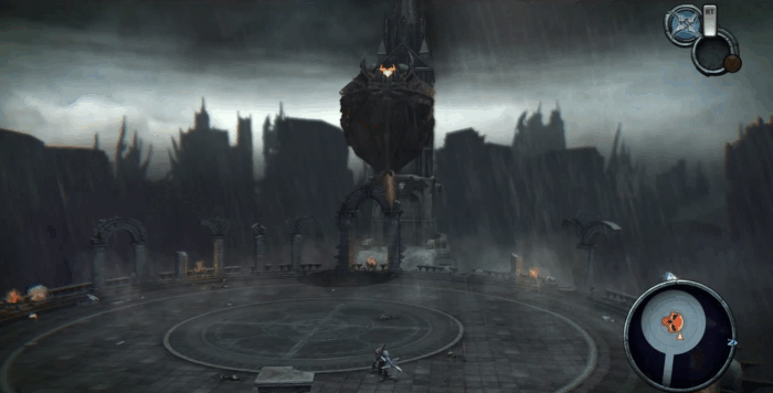 Gif картинка "Тиамат содрагает всё в округе"