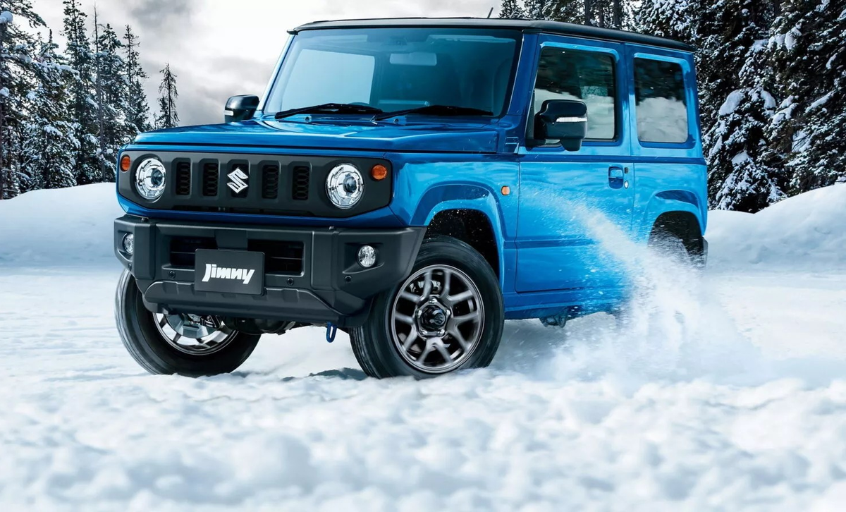 Трехдверный Suzuki Jimny в базовом исполнении