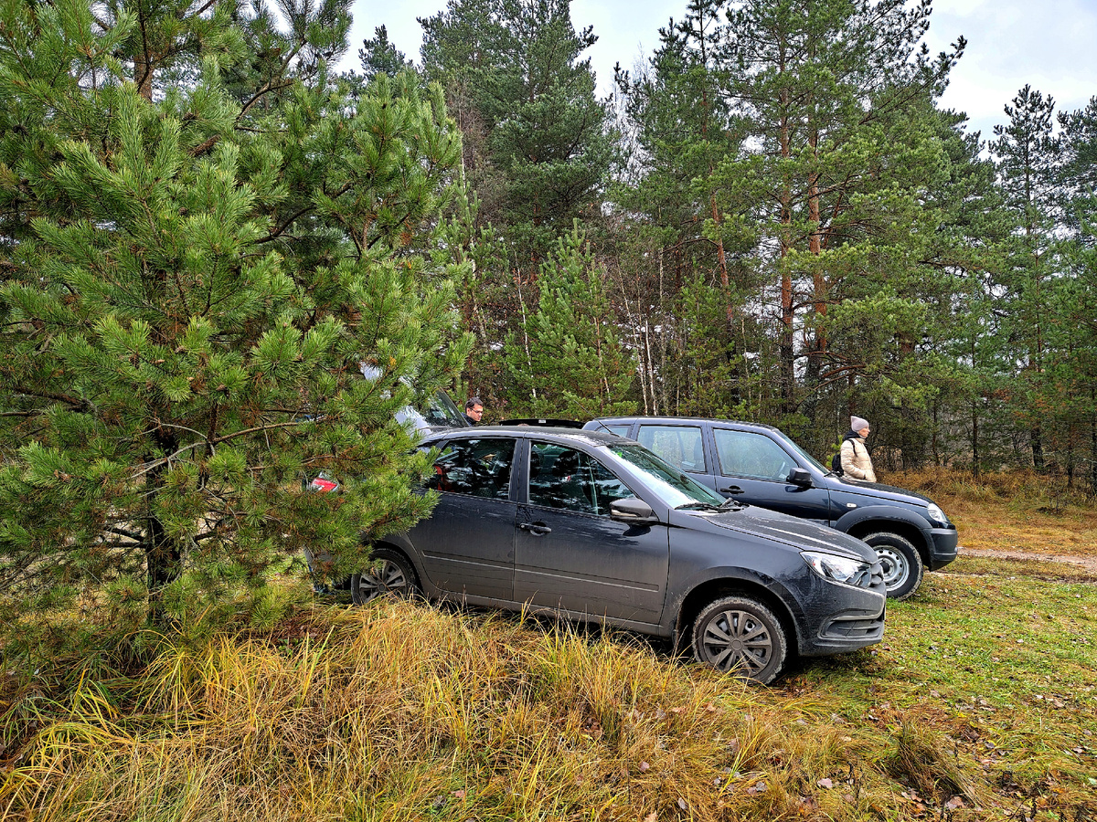 У деревни Зеленцино