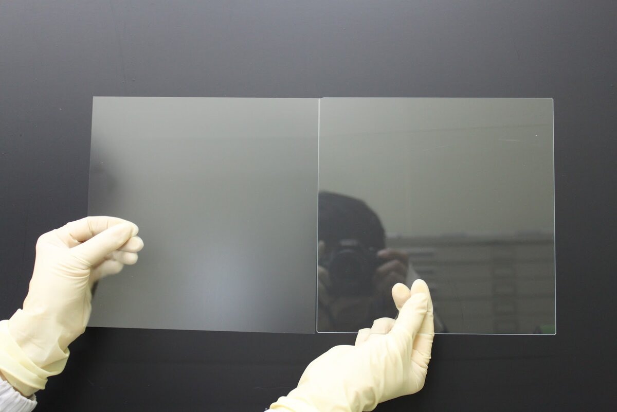 Матовое и прозрачное стекла