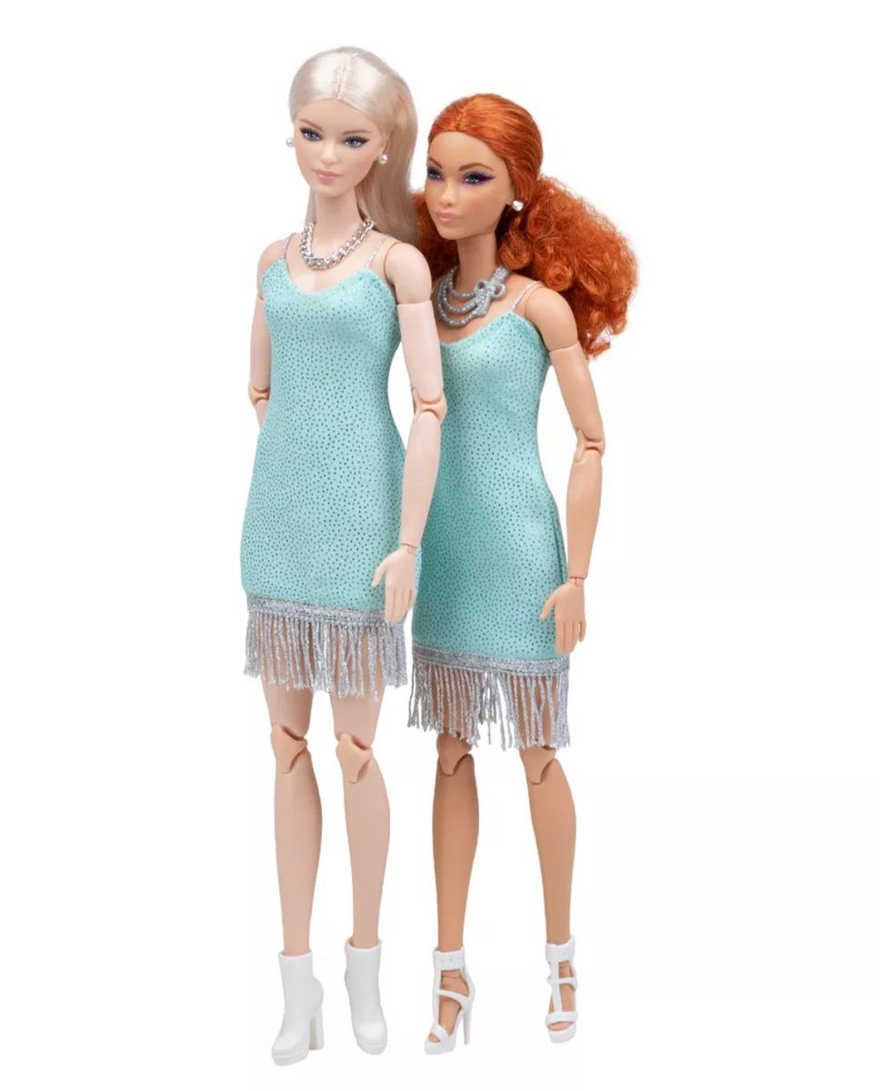 Вариант 1. Платье для вечеринок🩵🩶