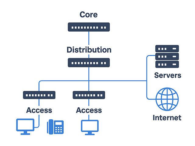 Построение сети