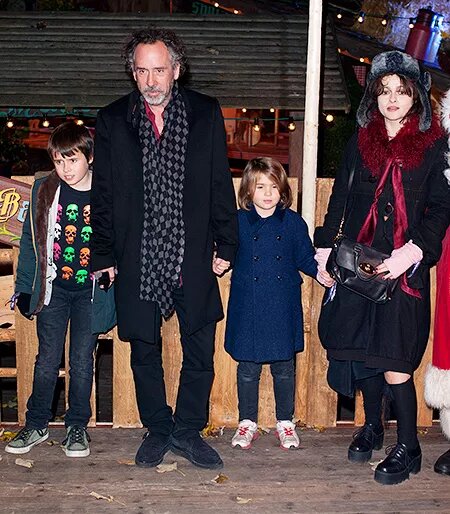 Хелена Бонэм Картер с детьми