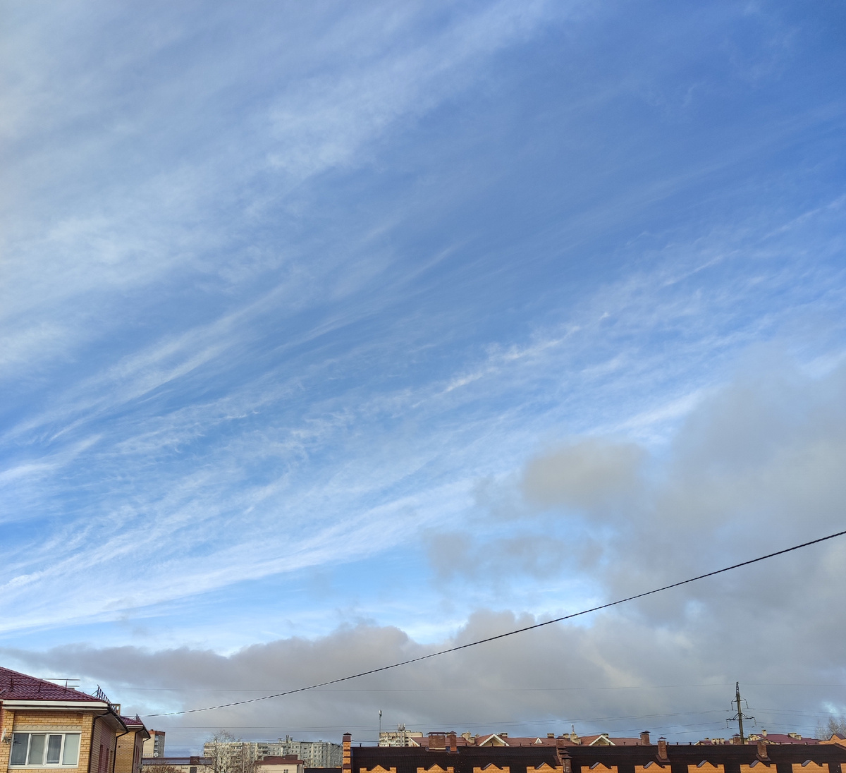 Ноябрьское небо.