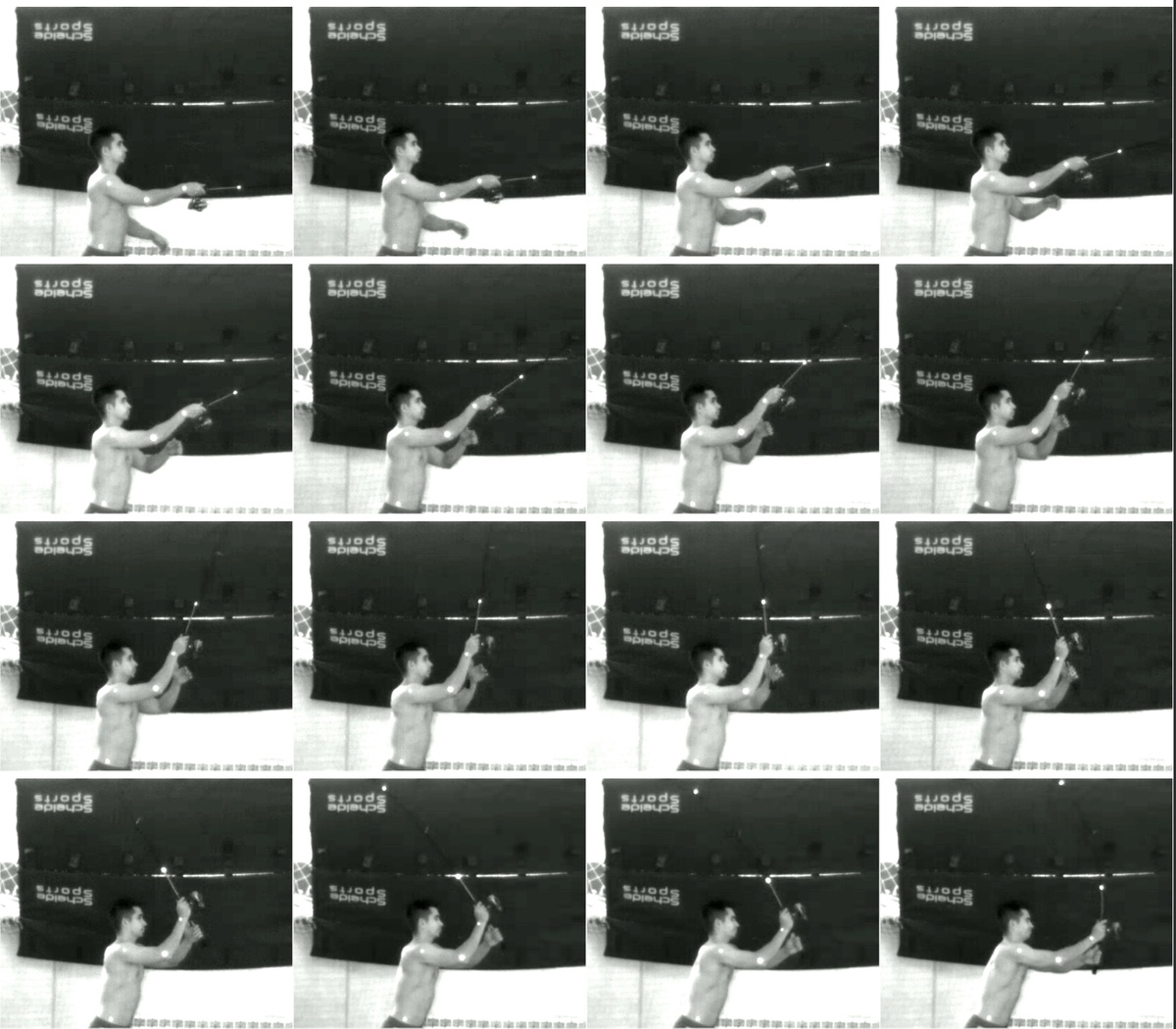 Видеограмма заброса спиннинга