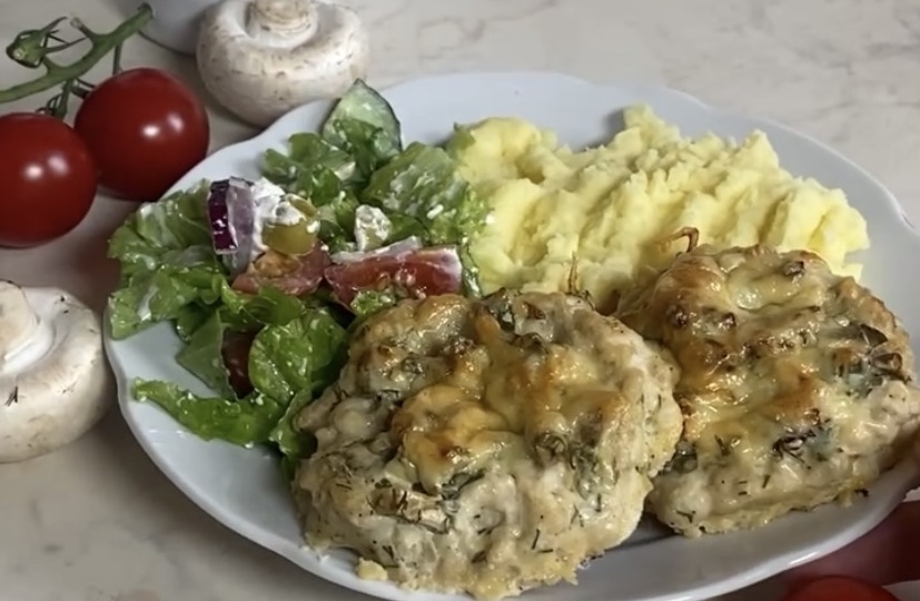 Котлеты с грибами 🍄‍🟫