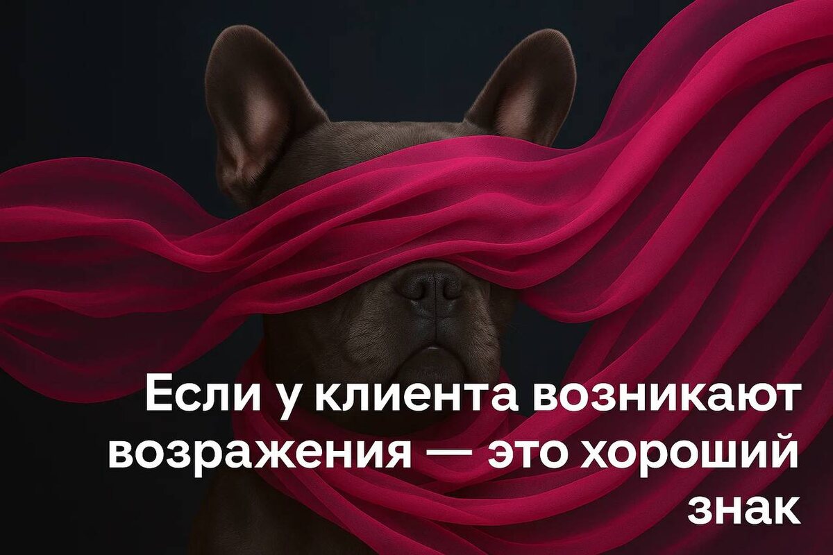 Если у  клиента возникают возражения  — это хороший знак 