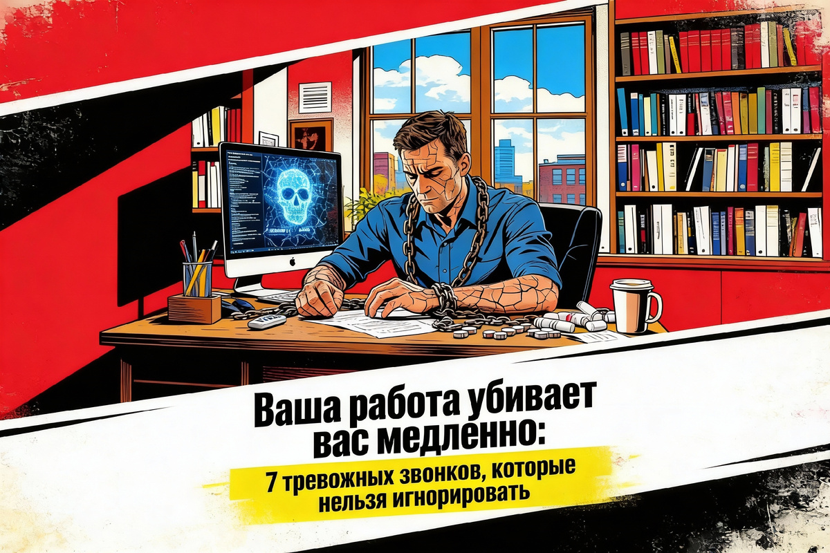 работа убивает вас медленно: 7 тревожных звонков, которые нельзя игнорировать