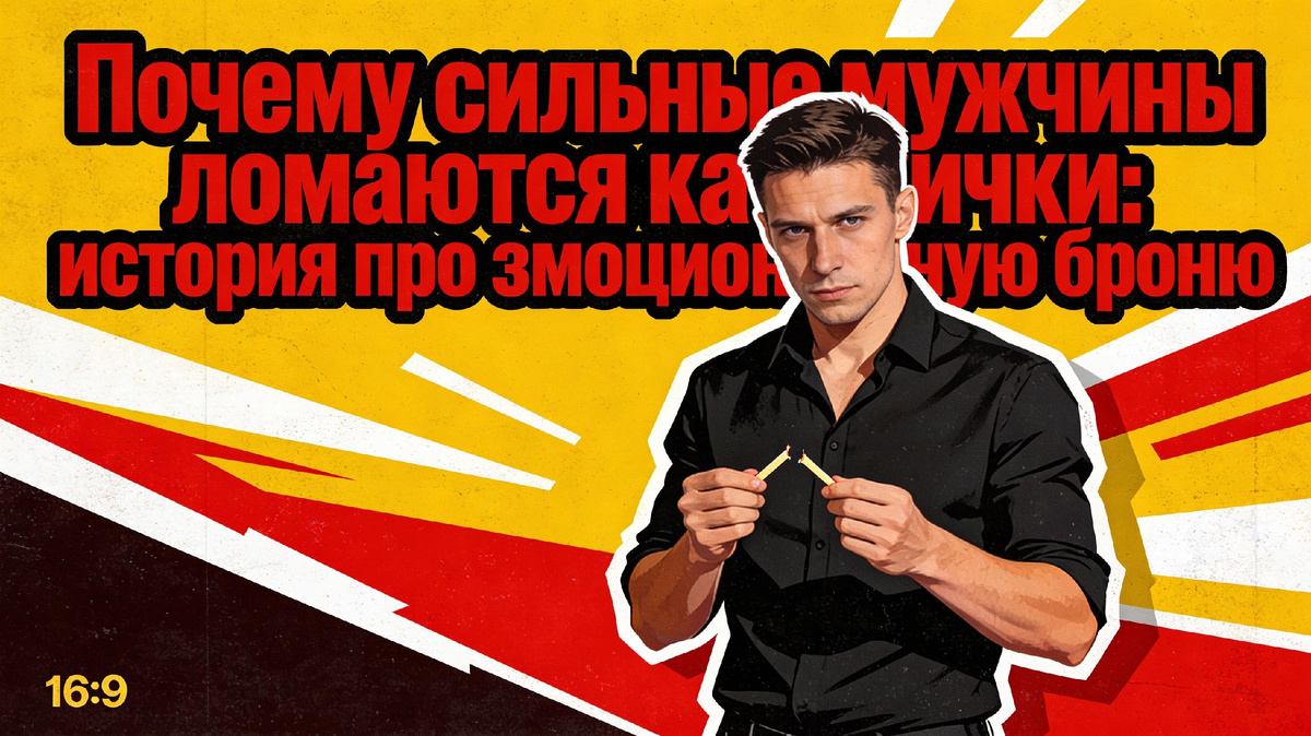 Сильные мужчины ломаются как спички