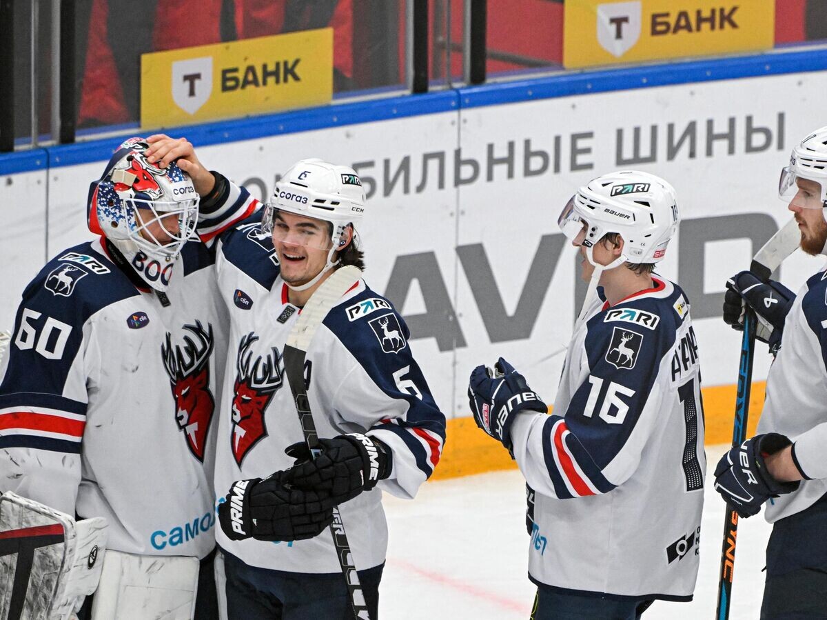    Хоккеисты нижегородского "Торпедо"© РИА Новости / Сергей Гунеев