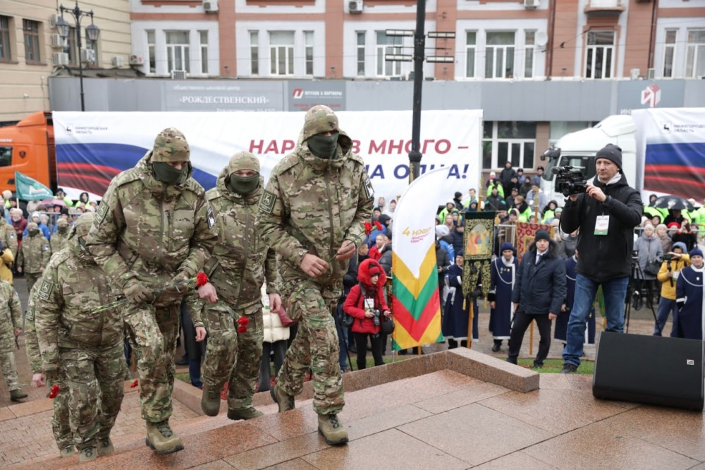    Из Нижнего Новгорода в зону СВО 4 ноября отправился отряд добровольцев