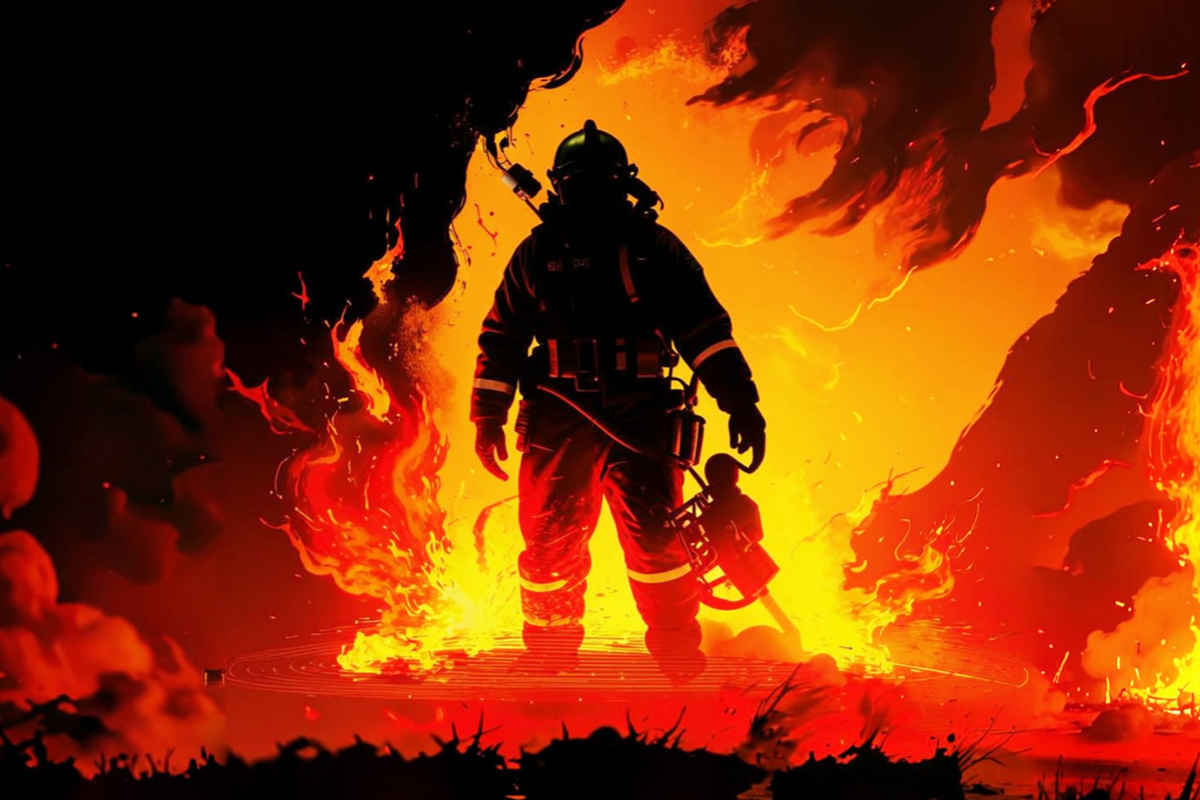 Прибывшие на место пожарные эвакуировали женщину и ее ребенка.  Фото: Изображение сгенерировано нейросетью Kandinsky 3.1