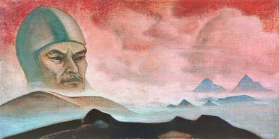 Н.К. Рерих. "Явление срока". 1927