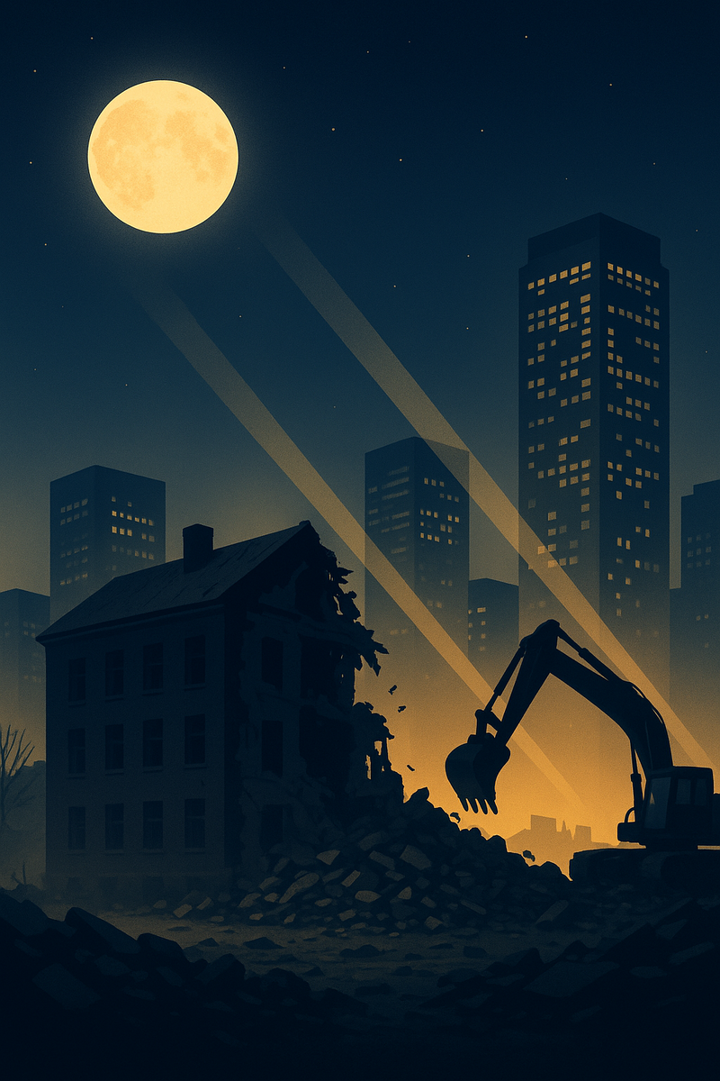 Снос старых зданий инфекционной больницы в центре Новосибирска на улице Ядринцевской — новый участок под застройку