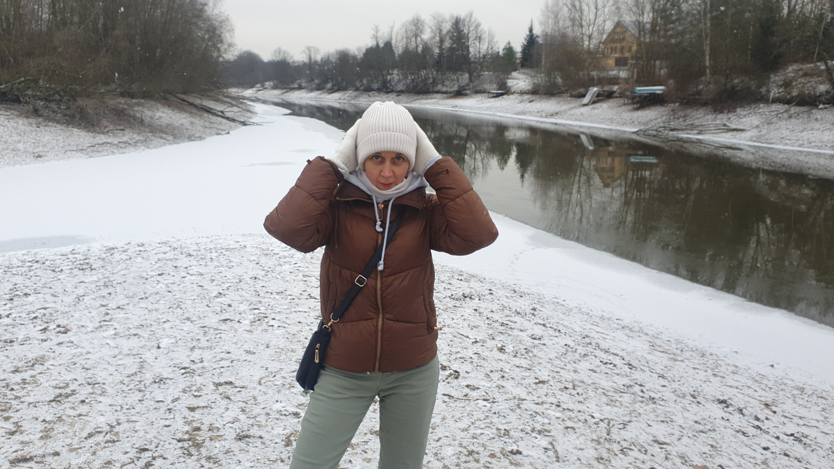 Фото в новой шапке пока нет, но эта тоже из мужского отдела