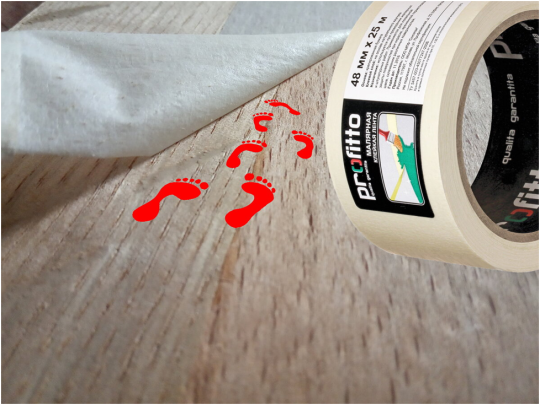 Скотч на мебели может вызвать проблемы при снятии