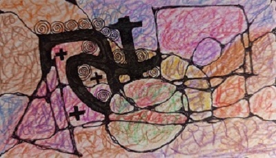 Иллюстрация к статье. Квадрат, круг, треугольник. Работа автора