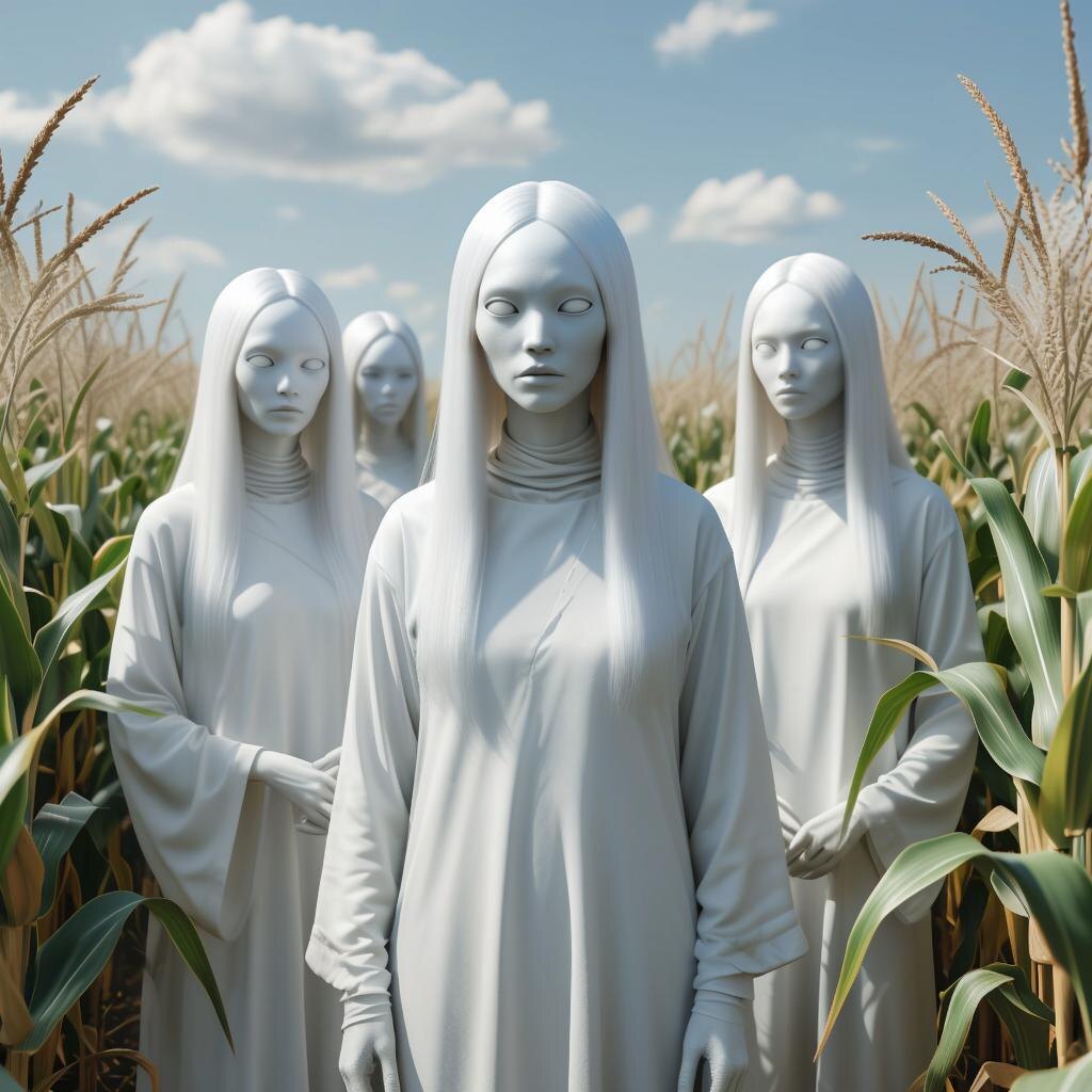 Изображение чуди белоглазой создано с помощью ИИ