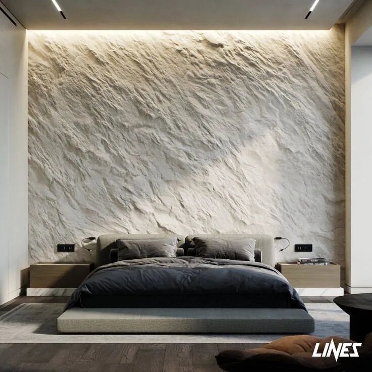 Гипсовая стеновая панель Скала.