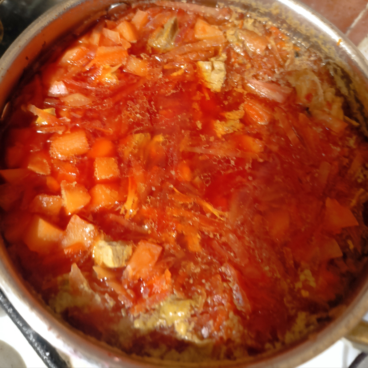 Сварила борщ