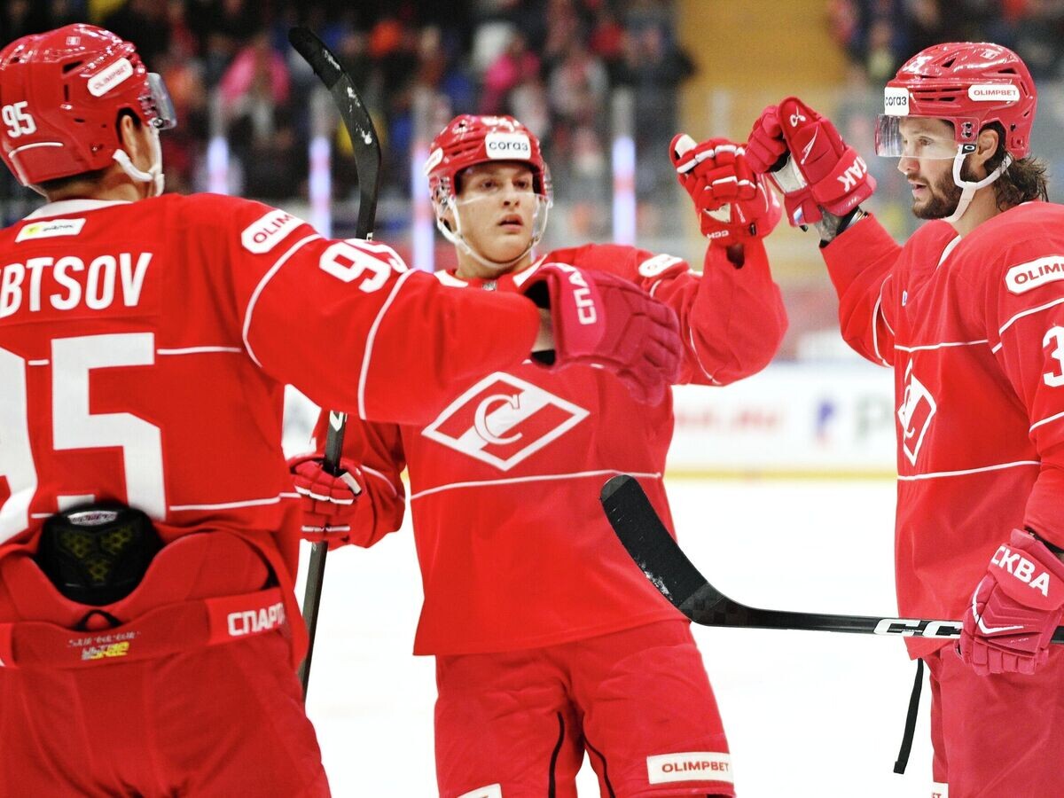    Хоккеисты "Спартака"© РИА Новости / Алексей Филиппов