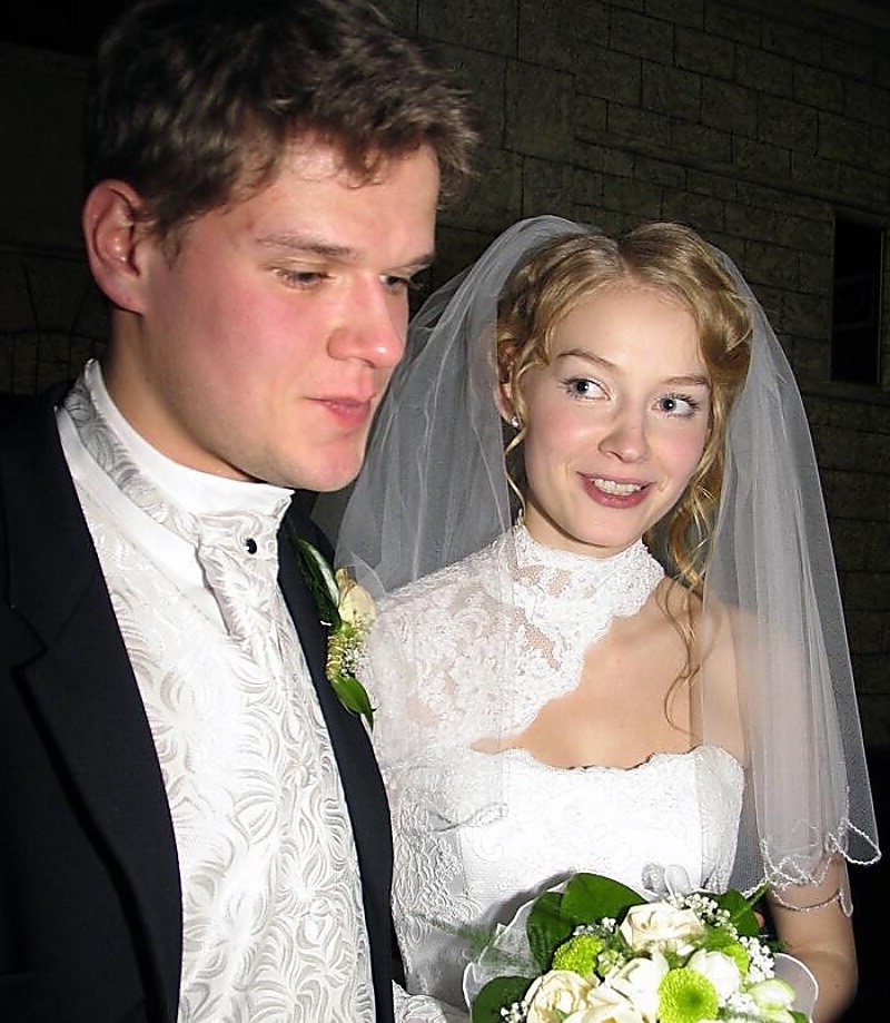 Владимир Яглыч и Светлана Ходченкова, кадр со свадебной церемонии