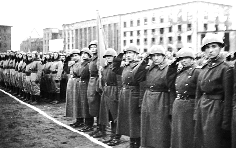 Кёнигсберг, 7 ноября 1945-го. Войска Особого военного округа к параду готовы!