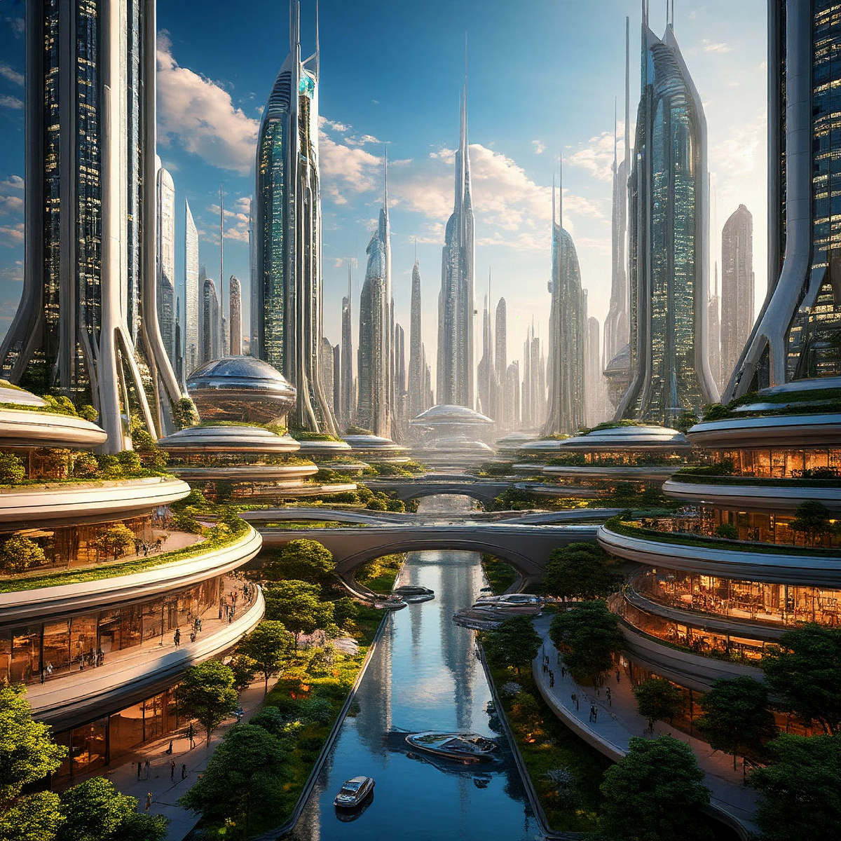 Город будущего.