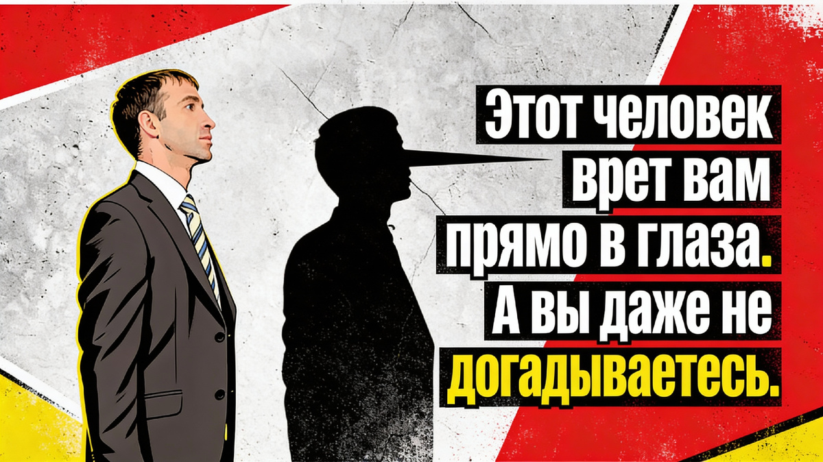 Врет вам прямо в глаза