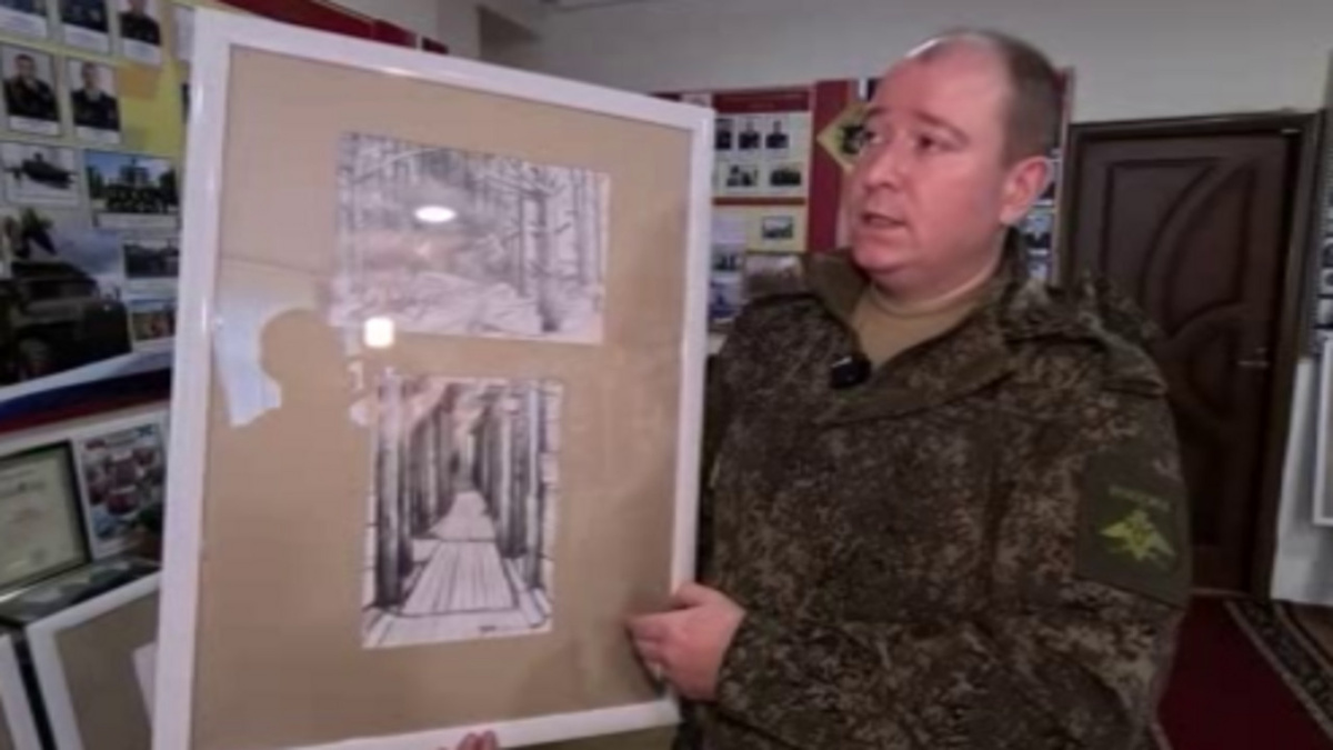    Курский художник ведёт фронтовую летопись 16-й бригады РЭБ