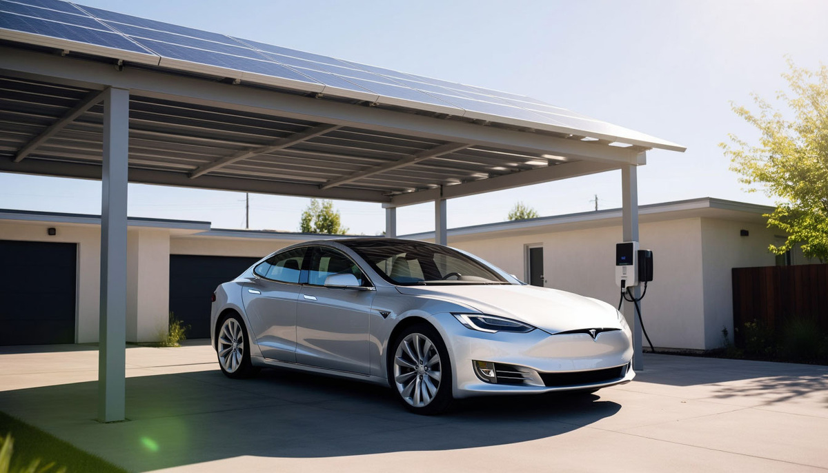 Солнечная энергия + электромобиль: заряжаем Tesla от крыши дома