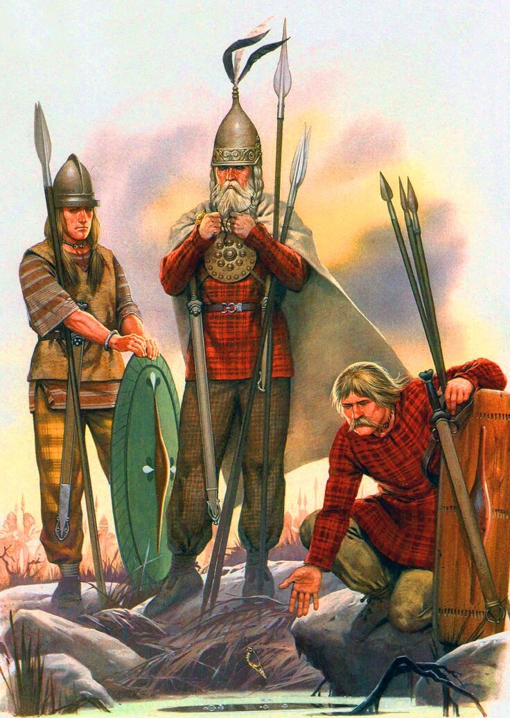 Древнегерманские воины I-II вв. н.э.