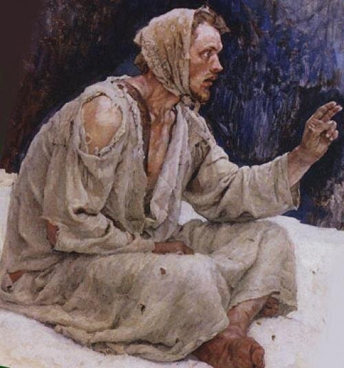 Блаженны нищие духом....