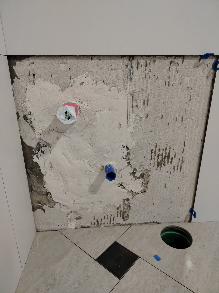 Теперь сделано под смеситель который купили. 