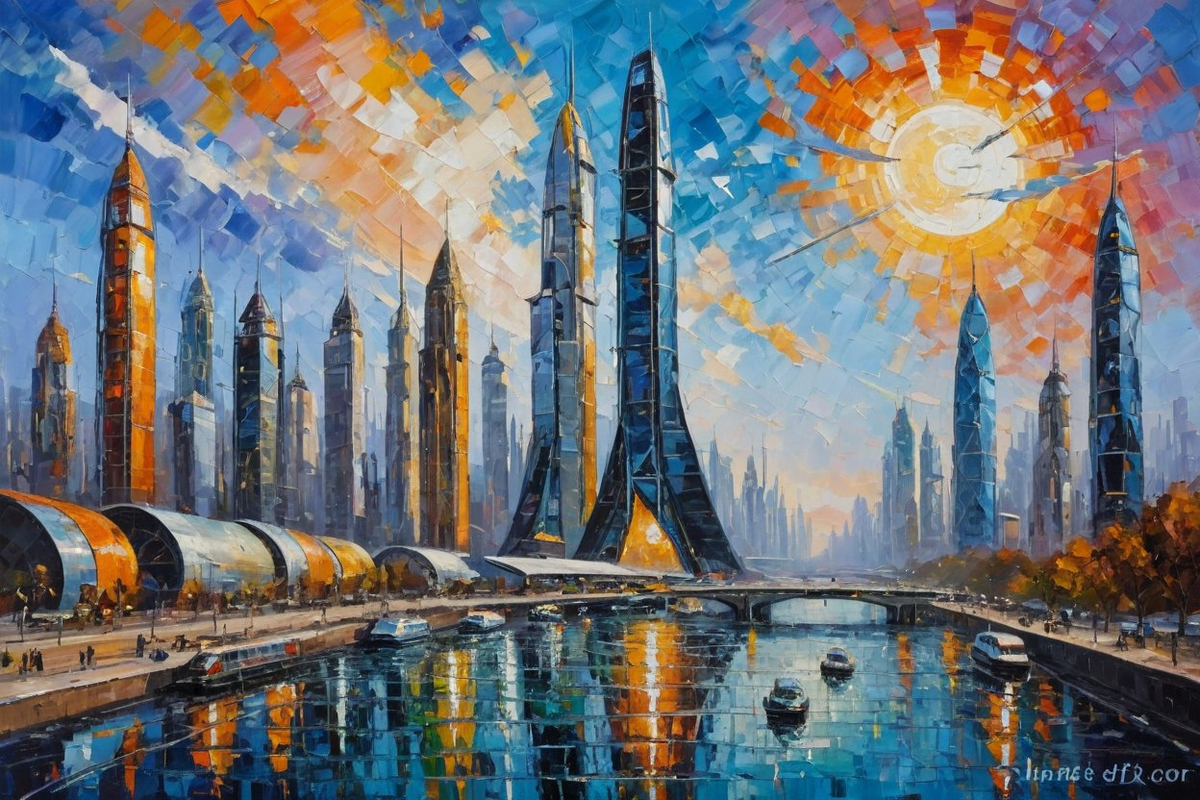 Мир из книги глазами ИИ