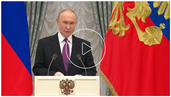 Церемония награждения разработчиков крылатой ракеты «Буревестник» и беспилотного подводного аппарата «Посейдон»