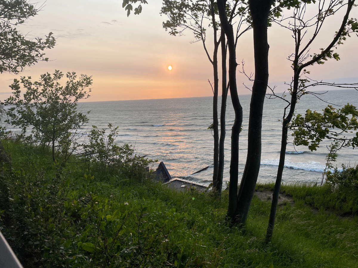 Вид на море и набережную Светлогорска 
