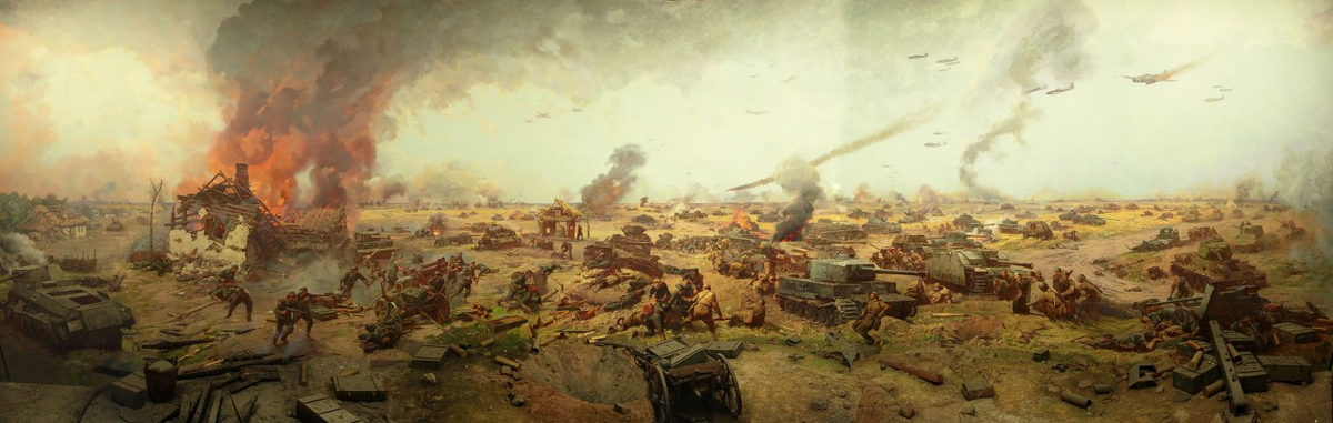 Диорама "Курская битва". Автор: Николай Присекин