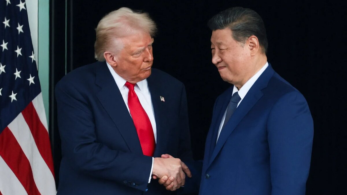 Президент Дональд Трамп и Си Цзиньпин в Пусане: «Двенадцать из десяти» Фото:Эвелин Хокштейн / REUTERS via Der Spiegel