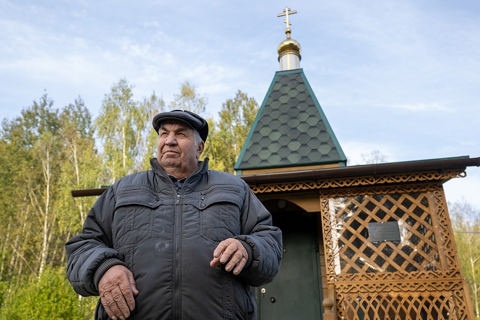    Леонид Столяров – единственный житель деревни Водотока Хиславичского района Смоленской области Михаил ФРОЛОВ