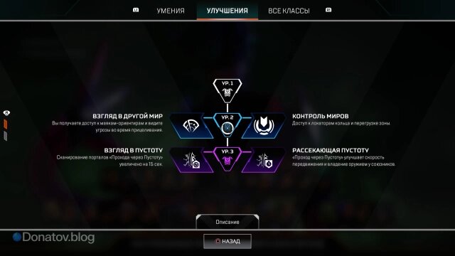    Улучшения брони Альтер