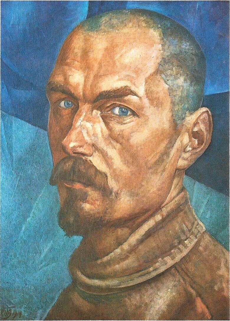 Автопортрет. 1918. Государственный Русский музей, Санкт-Петербург