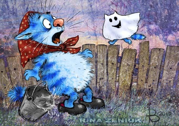 очаровательные коты Рины Зенюк