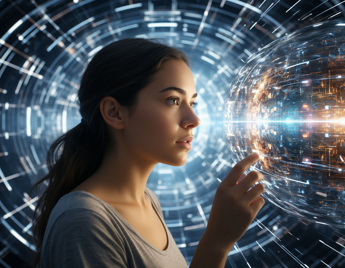 девушка выбирает