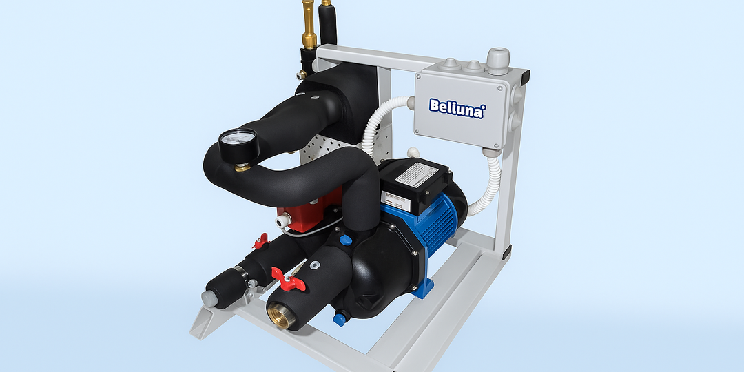 Гидромодуль в тепле, блок на улице: почему чиллер Belluna — оптимальное решение для сибирского климата