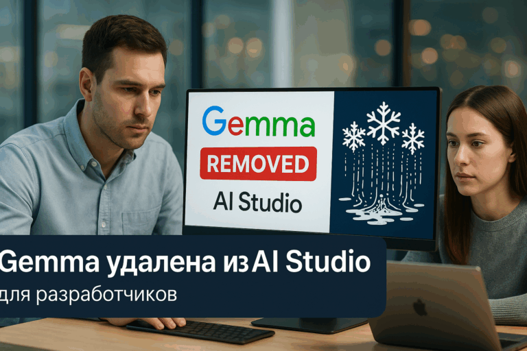    Google убрал Gemma из AI Studio: что это значит для разработчиков и почему модели исчезают как снег весной. Google Gemma AI Studio разработчики