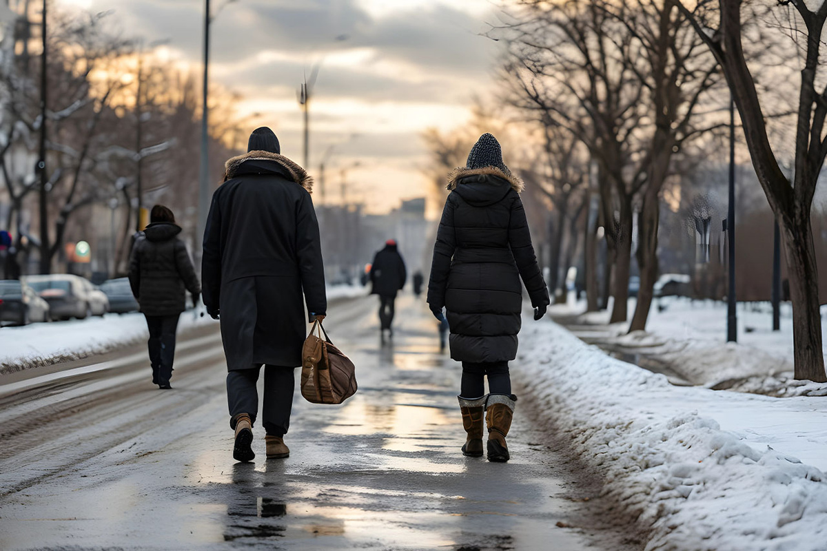 Москвичей предупредили о первых снегопадах и ночных заморозках.  Фото: Изображение сгенерировано нейросетью Kandinsky 3.1